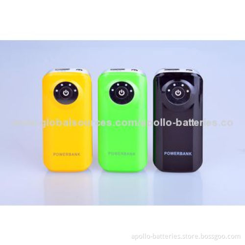 2014 newest full capacity portable mobile power bank, 6600mAh external power bank